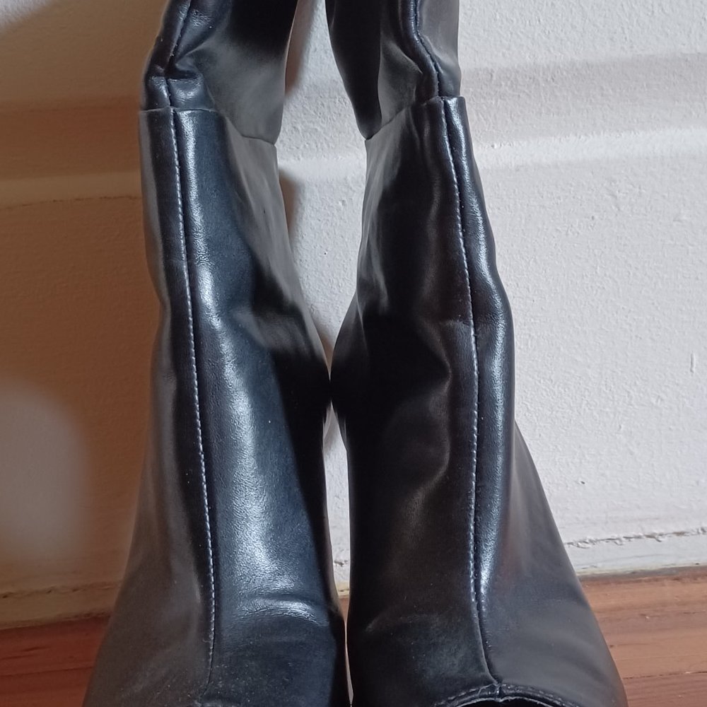 black boots from Calvin Klein